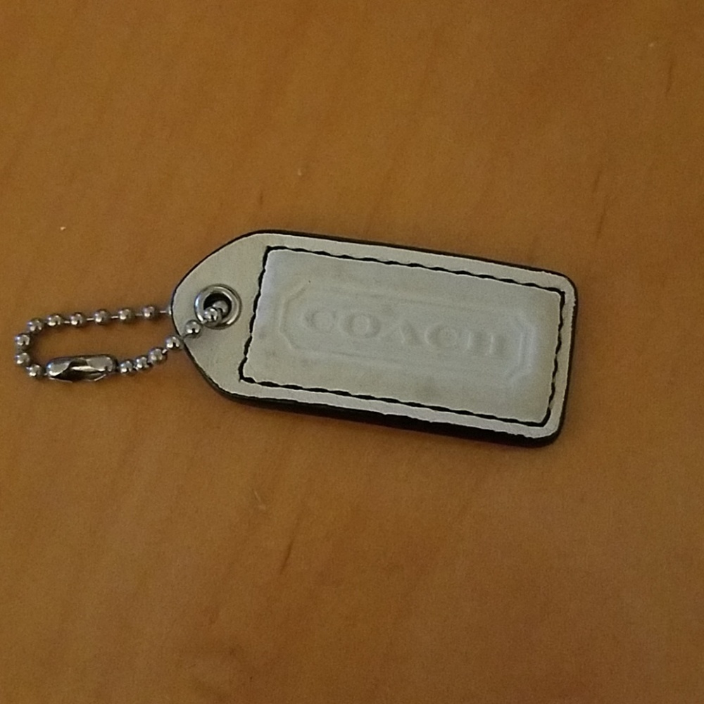 Coach Leather Tag
